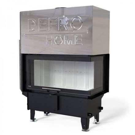 Каминная топка DEFRO HOME RIVA ME BL G SHORT угловая с водяным контуром и подъемом стекла вверх в Витебске