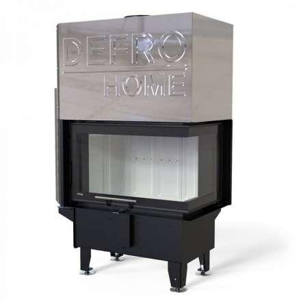Каминная топка DEFRO HOME RIVA SM BL G SHORT угловая с водяным контуром и подъемом стекла вверх в Витебске