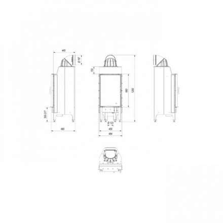 Каминная топка Kratki Nadia/9 в Витебске
