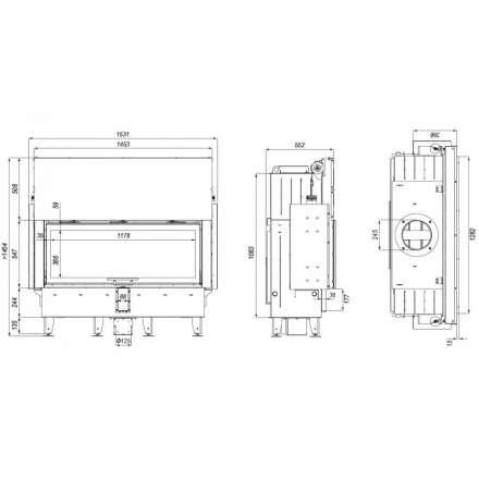 Каминная топка DEFRO HOME INTRA XLA G в Витебске