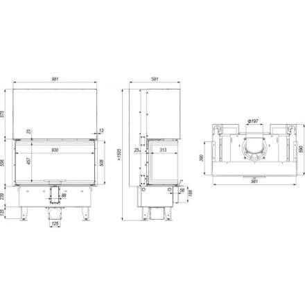 Каминная топка DEFRO HOME INTRA ME C G в Витебске