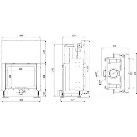 Каминная топка PORTAL ME G в Витебске