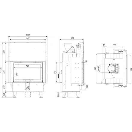 Каминная топка DEFRO HOME INTRA ME T G в Витебске