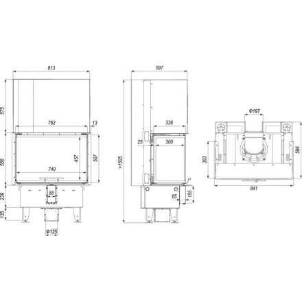 Каминная топка DEFRO HOME INTRA SM C G в Витебске
