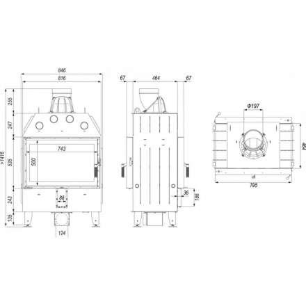Каминная топка DEFRO HOME INTRA ME T в Витебске