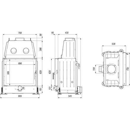 Каминная топка PORTAL ME в Витебске
