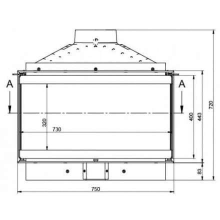Каминная топка KFD ECO iMAX 7 3F standard в Витебске