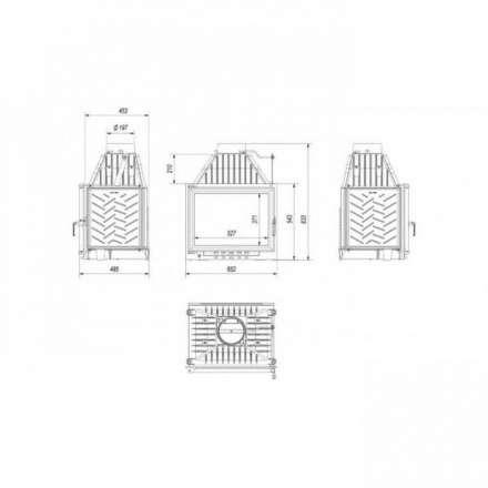 Каминная топка Kratki ZUZIA/ECO в Витебске