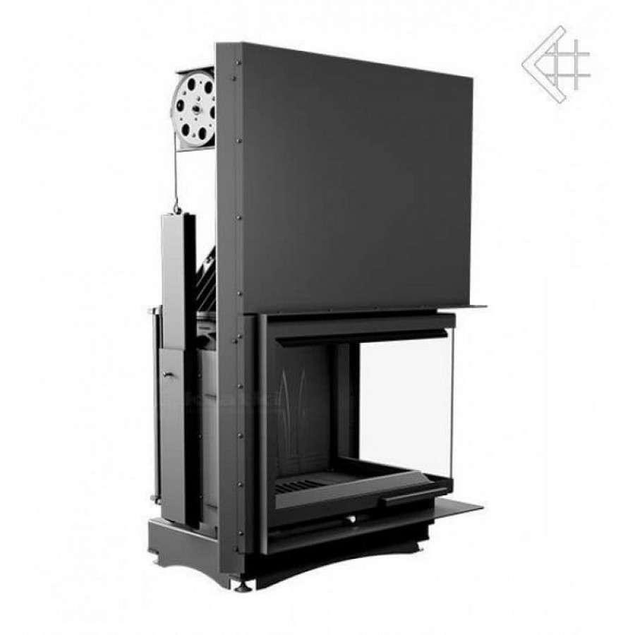 Каминная топка Kratki Amelia/P/BS/G (угловое стекло справа, гильотина) Амазонка бай фото в Витебске