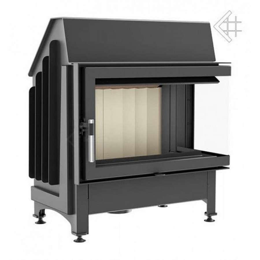 Каминная топка Kratki Zibi/P/BS (угловое стекло справа) Амазонка бай фото в Витебске