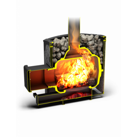 Печь для бани Теплодар Былина-сетка-18Ч Панорама (1.1) в Витебске