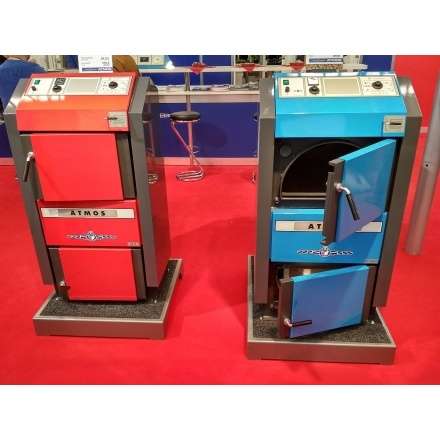 Твердотопливный котёл Atmos DC 25 S с горелкой и бункером Амазонка бай фото в Витебске