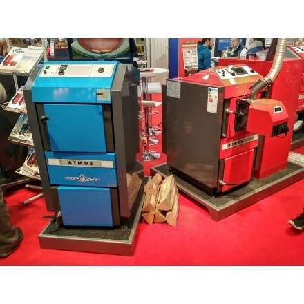 Твердотопливный котёл Atmos DC 25 S с горелкой и бункером Амазонка бай фото в Витебске