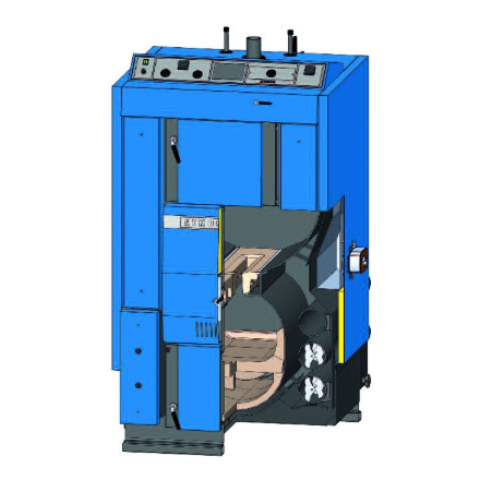 Твердотопливный котёл Atmos DC150 в Витебске