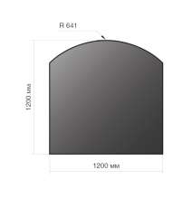 Лист напольный Везувий, 2мм, черный 1200*1200*2 R641 в Витебске