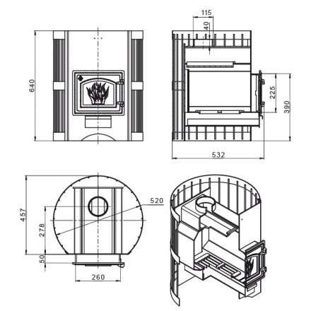 Печь для бани Везувий Скиф Стандарт 16 (ДТ-3) б/в 2022 в Витебске