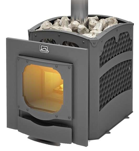 Печь для бани Теплодар Былина-Сетка-24 Ч Панорама (1.1) (без дверцы) Амазонка бай фото в Витебске