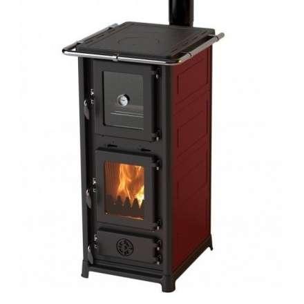 Печь-камин MBS Olympia Plus бордовая Амазонка бай фото в Витебске