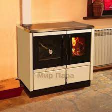 Купить Печь-камин MBS Thermo Rocky (с водяным контуром) кремовая в Витебске Амазонка бай фото в Витебске