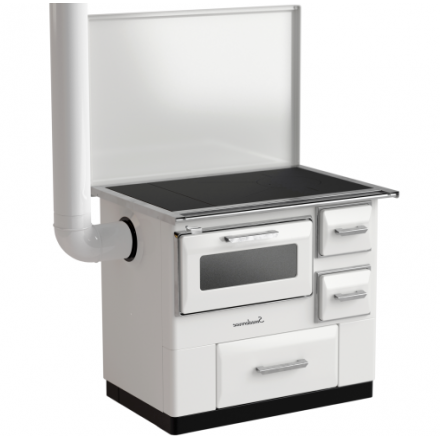 Плита на дровах Smederevac MBS 7 New Line (с крышкой) белая купить в Витебске