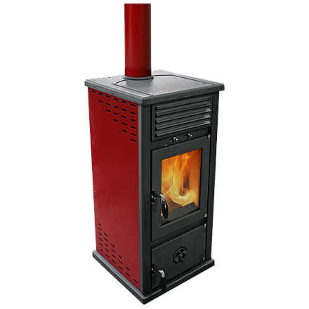 Печь-камин MBS Vesta Plus красная Амазонка бай фото в Витебске
