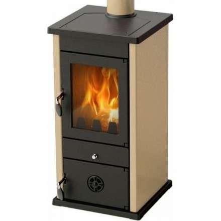 Печь-камин MBS Vesta Eco кремовая фото в Витебске