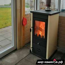 Печь-камин MBS Vesta Eco кремовая в Витебске