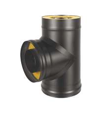 Сэндвич-тройник 90° BLACK AISI 430-0,8 мм утепл. 50 мм купить в Витебске