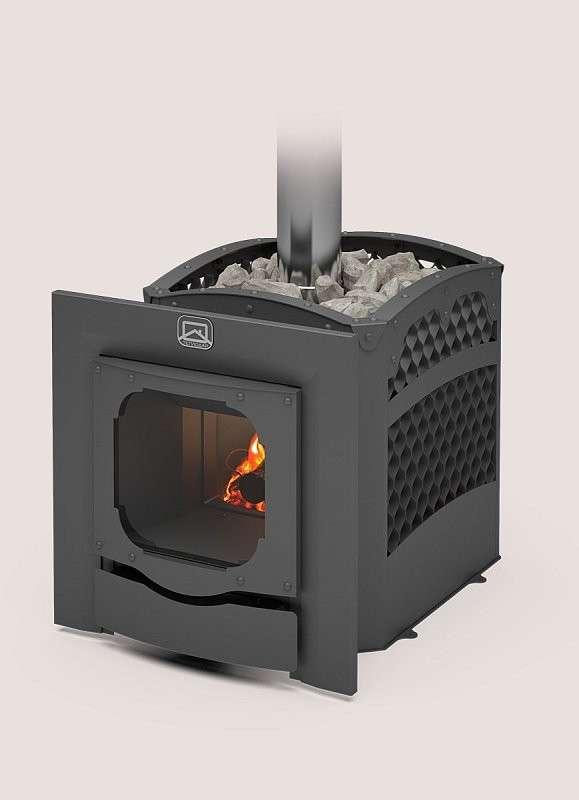 Печь для бани Теплодар Былина-Сетка-12 Ч Панорама (1.1) (без дверцы) купить в Витебске