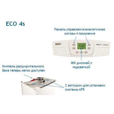 Газовый котел Baxi ECO 4S 24F в Витебске