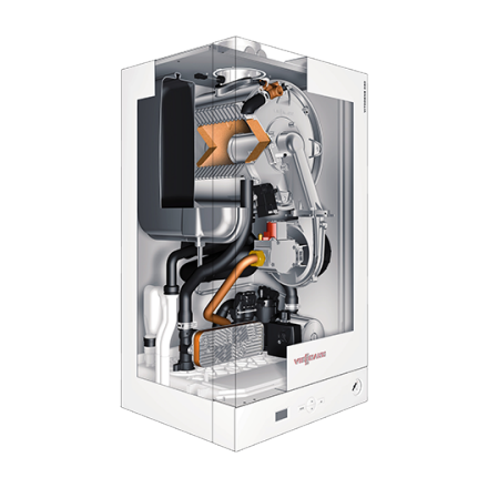 Конденсационный котел Viessmann Vitodens 50-W BPJD 24 кВт двухконтурный в Витебске