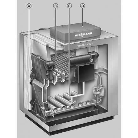 Газовый котел Viessmann Vitogas 100-F 35 в Витебске