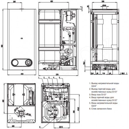 Газовый котел Protherm Тигр 24 KTZ в Витебске
